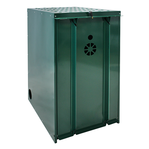 EKOBOX B zelena metalna zaštitna kutija za EKOMILLE