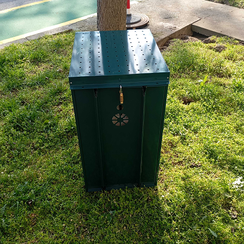 EKOBOX B zelena metalna zaštitna kutija za EKOMILLE - Слика 2